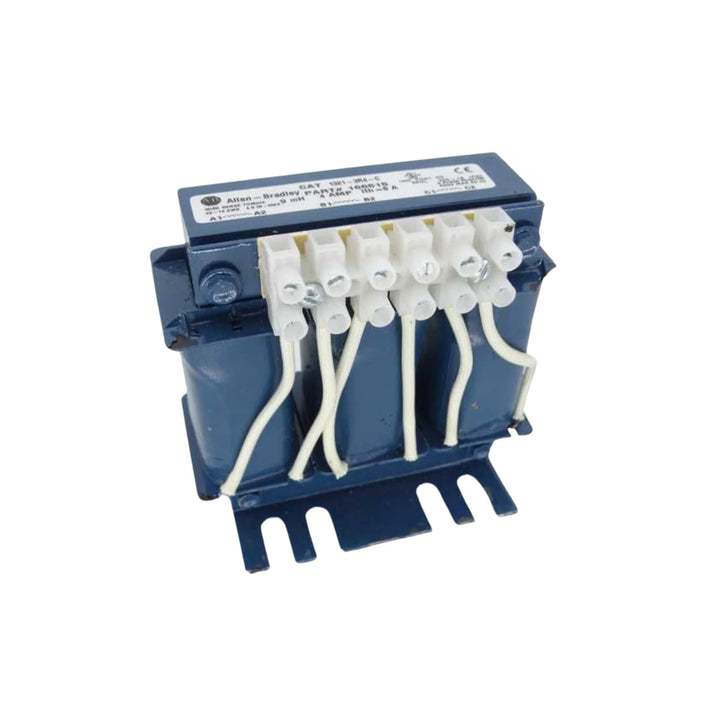 1321-3R4-C Allen-Bradley line reactor, 3-phase, 4A, used for reducing harmonics and protecting motor drive systems