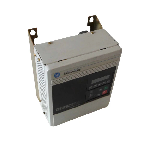 Allen-Bradley 1336S-BRF15-AE-DE4 AC drive, 15 HP, sensorless vector control, for precise motor speed control in industrial automation.