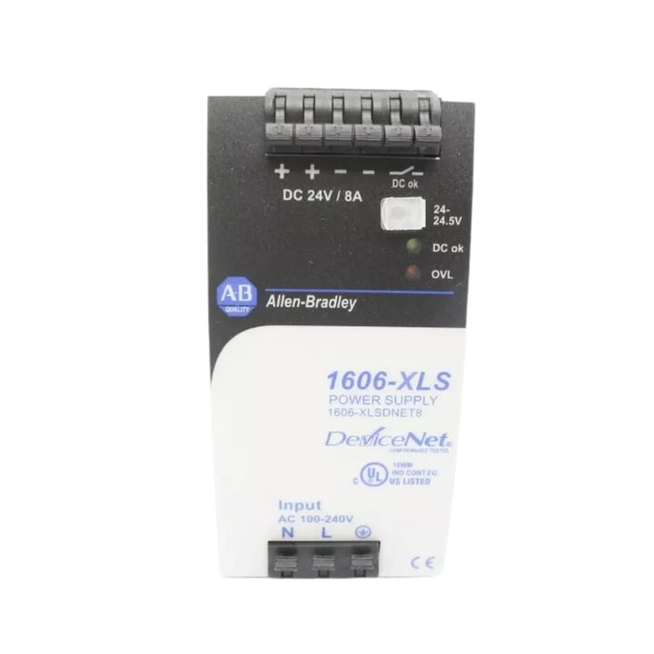 1606-XLSDNET8, módulo distribuidor de energia Allen-Bradley, ideal para sistemas industriais com proteção e eficiência confiáveis.