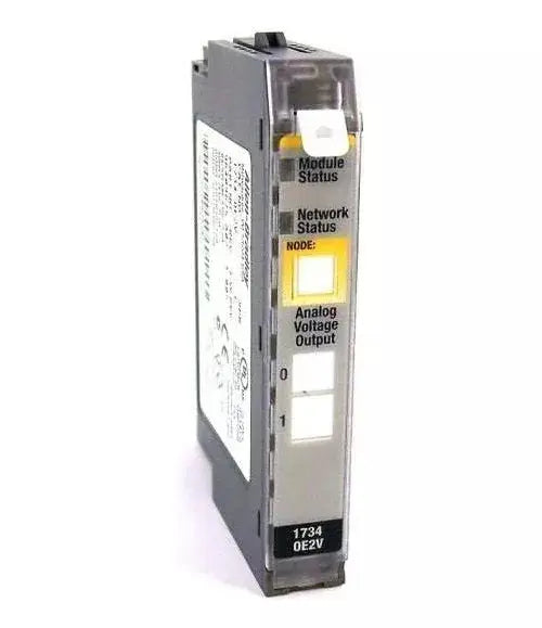 1734-OE2V Allen Bradley two-channel analog output module designed for precise voltage control within the POINT I/O system. - DDPARTS SOLUTION