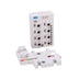 Allen-Bradley 1738-IB8M8 ArmorPoint 8-point sinking input module, 24V DC, with 8 M8 Pico connectors, IP67-rated.