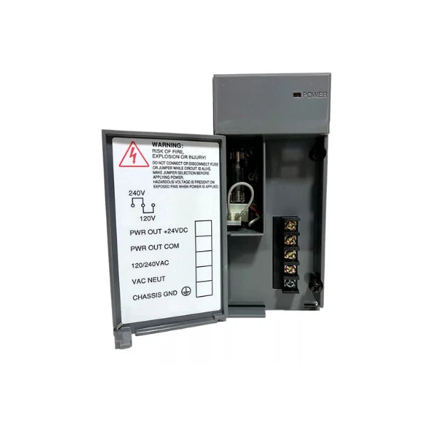 Allen-Bradley 1746-P1 SLC 500 power supply, 120/240V AC input, for reliable control system operation in automation