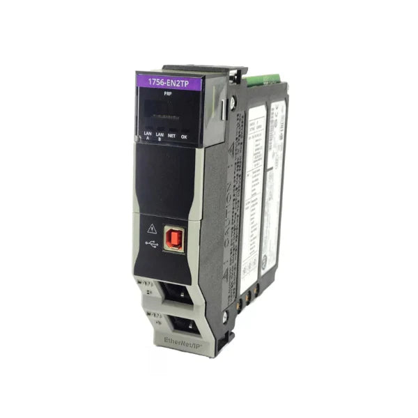 Allen-Bradley 1756-EN2TP ControlLogix Ethernet/IP module, redundant media, time sync, high-speed network access