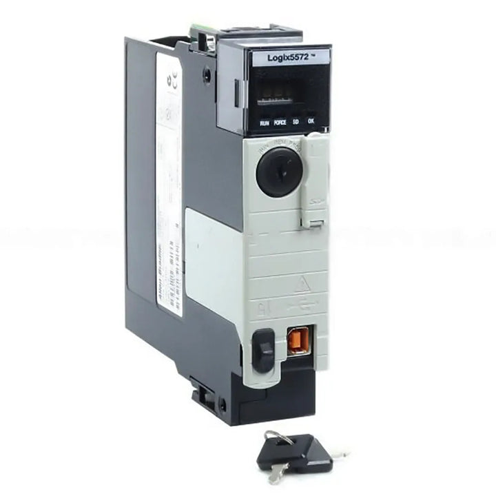 Allen-Bradley 1756-L72 ControlLogix 5570 processor, high-performance CPU, for complex industrial automation applications.