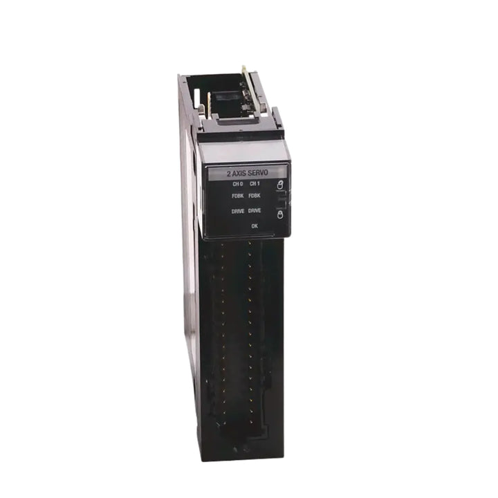 Allen-Bradley 1756-M03SE 3-axis SERCOS servo module for ControlLogix with high-speed fiber-optic interface and motion control support.