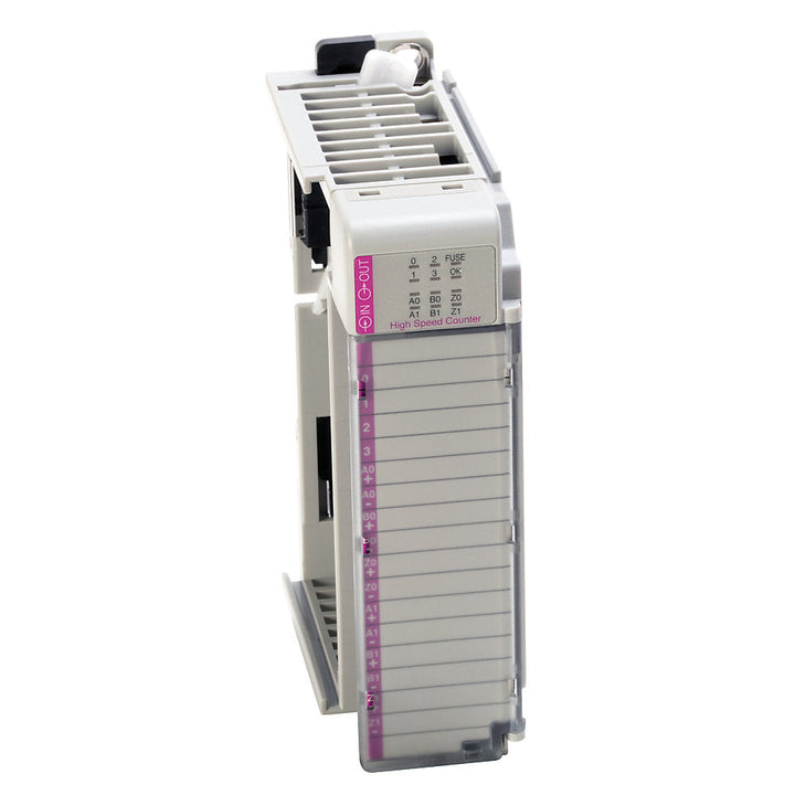 Allen-Bradley 1769-HSC Compact I/O high-speed counter module with 2/4 channel encoder input, 1 MHz max frequency.