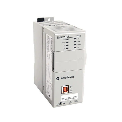 Allen-Bradley 1769-L30ER CompactLogix controller with Ethernet/IP, ideal for mid-size machine control and integrated I/O.