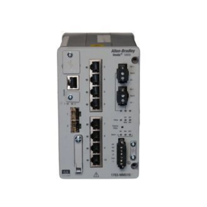 Allen-Bradley 1783-MMS10 Stratix 5800 Layer 2 modular switch, 8 copper, 2 SFP