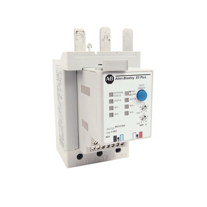 Allen-Bradley 193-EC3ZZ E3 Plus electronic overload relay, 9–5000A, 4 inputs, 2 outputs, DeviceLogix