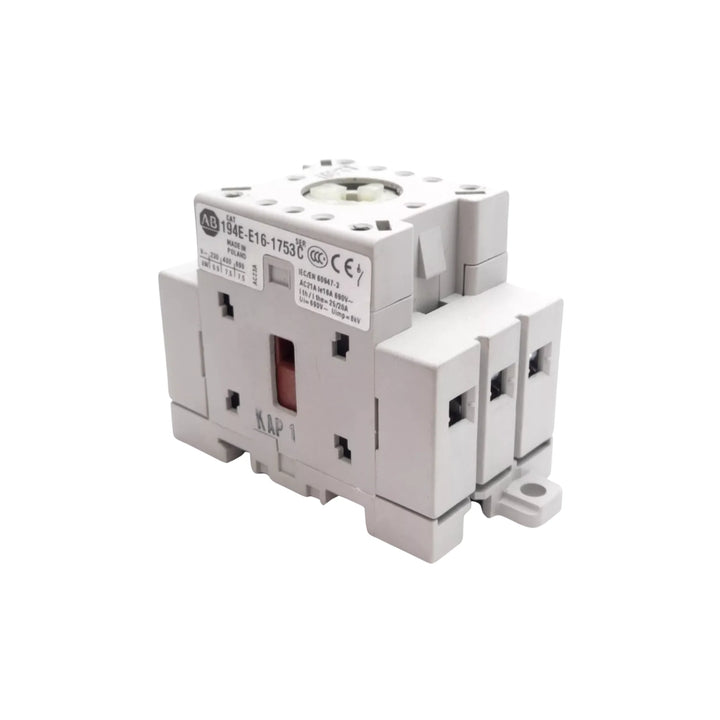 194E-E16-1753, relé de sobrecarga Allen-Bradley para proteção de motores, essencial em sistemas de automação industrial.