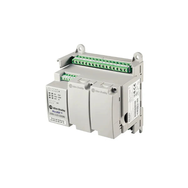 Allen-Bradley 2080-LC20-20QBB Micro800 controller, 20-point I/O, for compact industrial automation and control applications