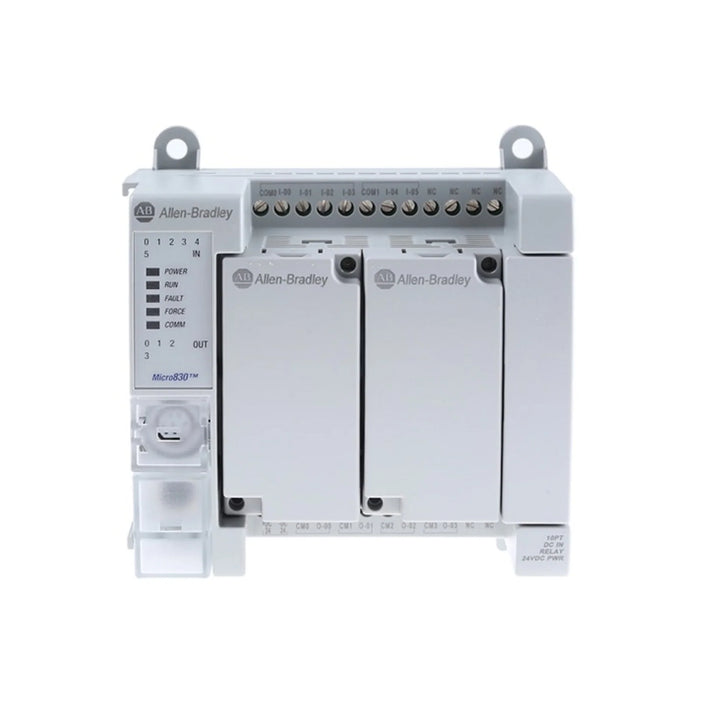 Allen-Bradley 2080-LC30-16QVB Micro830 PLC, 10 digital inputs, 6 DC outputs, 24V DC power