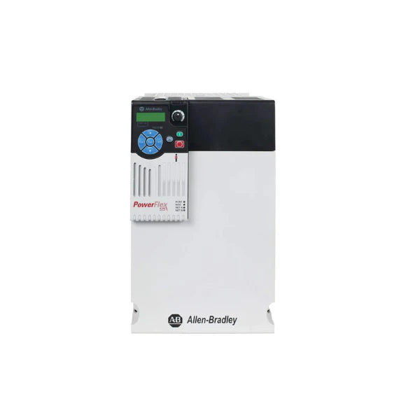 Allen-Bradley 25B-D037N114 PowerFlex 525 AC drive, 15 HP, 480V, with EtherNet/IP, for advanced motor control in industrial automation.