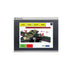 Allen-Bradley 2711R-T10T PanelView 800 HMI, 10" touchscreen, compact design for efficient machine interface control.