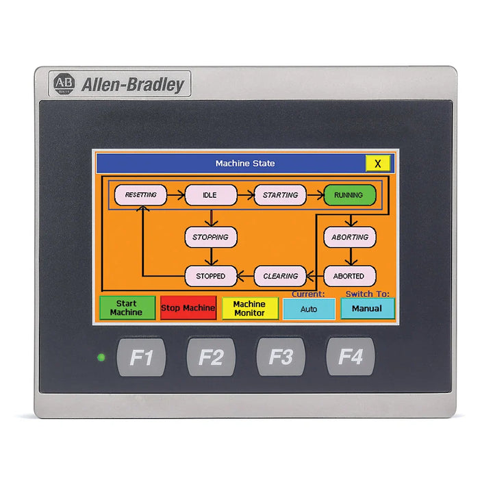 2711R-T4T Allen Bradley high-resolution touch screen, robust construction, and advanced connectivity options for seamless integration with industrial control systems. - DDPARTS SOLUTION