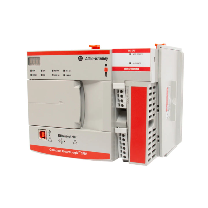 5069-L330ERMS3 Allen-Bradley CompactLogix 5380 controller, SIL2/PLd safety, motion support, dual Ethernet ports