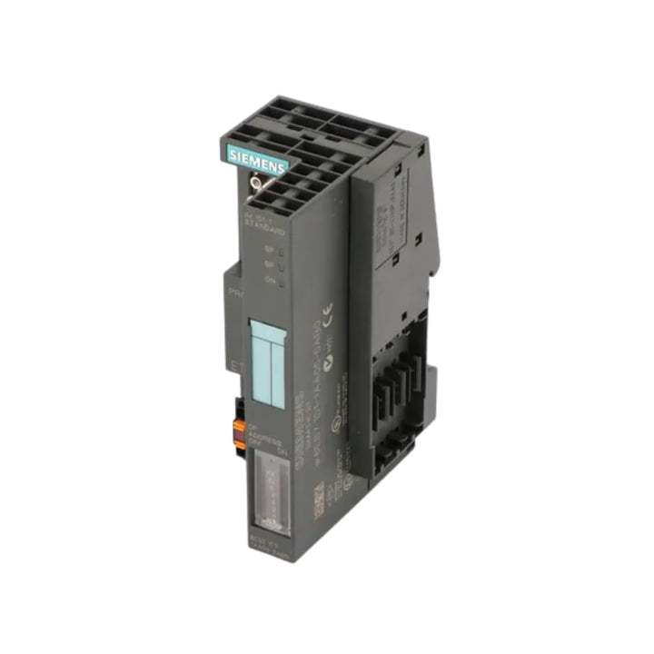 Siemens 6ES7151-1AA05-0AB0 IM151-1 PROFIBUS interface module, ET 200S, 24V DC, IP20, DIN rail mount.