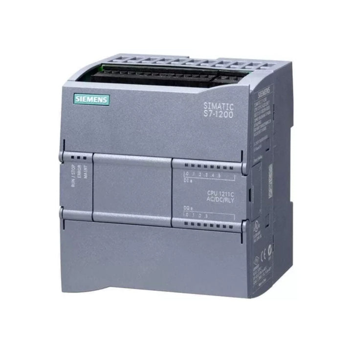 Siemens 6ES7211-1AE40-0XB0 SIMATIC S7-1200 CPU 1211C for industrial automation and process control.