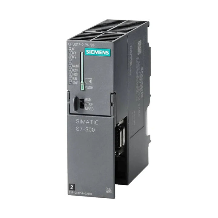 Siemens 6ES7317-2EK14-0AB0 SIMATIC S7-300 CPU for industrial automation and control systems.