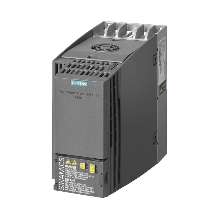Siemens 6SL3210-1KE21-3UP1 SINAMICS G120 PM240-2 power module, 40 A, 400 V, for industrial motor control.