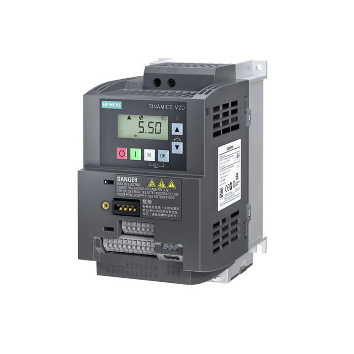 Siemens 6SL3210-5BB21-5BV1 PM240-2 power module for 75 kW SINAMICS G120X drives with braking chopper.