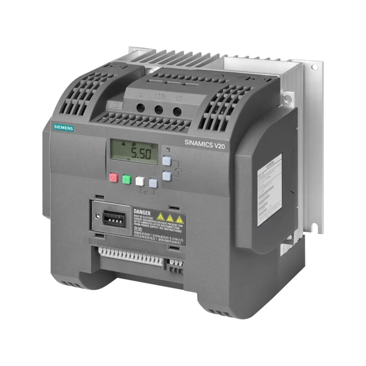 Siemens 6SL3210-5BB21-5UV0 SINAMICS S120 Booksize power module, 15 kW, 500–690 V, for industrial automation.