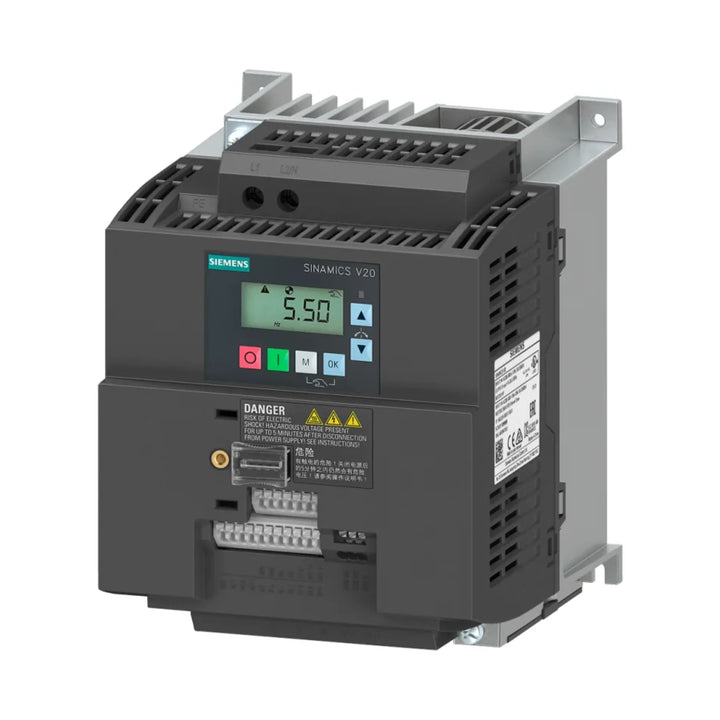 Siemens 6SL3210-5BB22-2BV1 SINAMICS G120 PM250-2 power module, 75 A, 400 V, for industrial motor control.