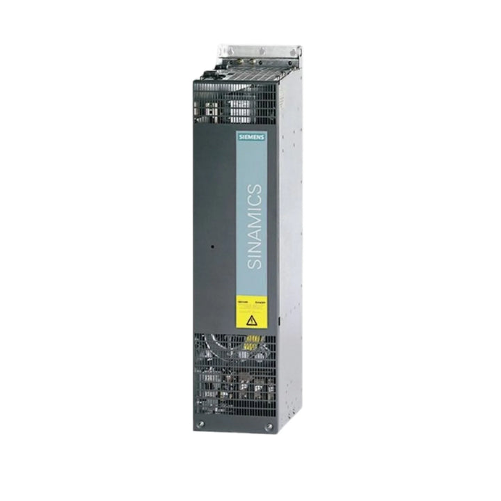 Siemens 6SL3320-1TG28-5AA3 SINAMICS S120 cabinet power module, 280 A, for reliable industrial motor control.