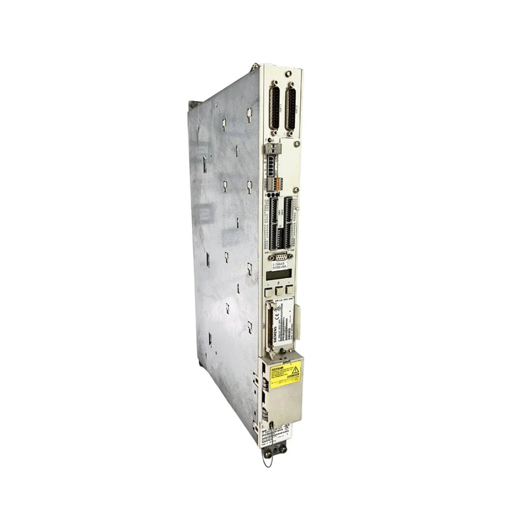 Siemens 6SN1123-1AB00-0HA1 SIMODRIVE 611 power module 50A with internal cooling for CNC and axis drive systems.