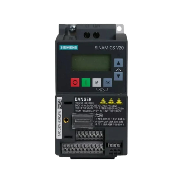 Siemens 6SL3210-5BB12-5UV1 power module, 0.55 kW, PM240-2 for SINAMICS G120 drives and dynamic motor control.