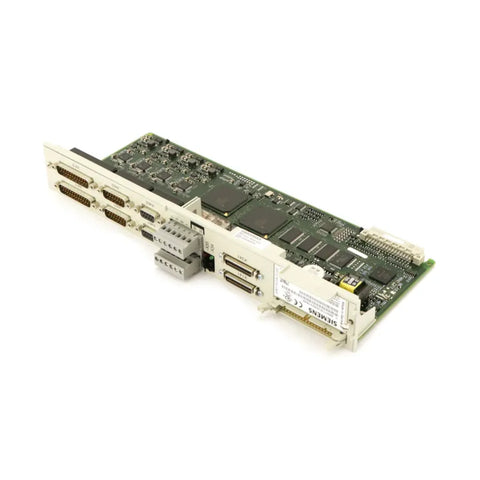Siemens 6SN1118-0DK23-0AA2 SIMODRIVE 611 2-axis universal control module for servo and spindle motor control.