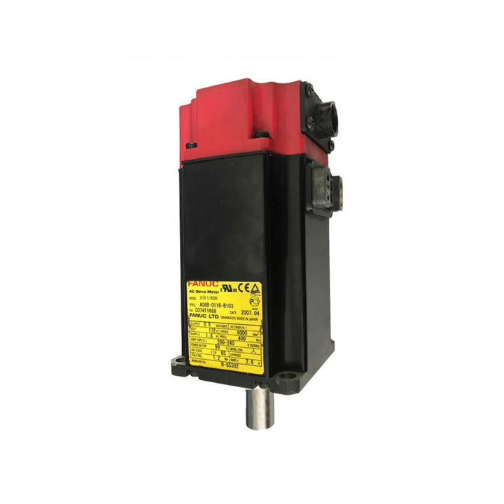 FANUC A06B-0116-B103#0100 α30/2000 servo motor without brake for CNC precision systems.