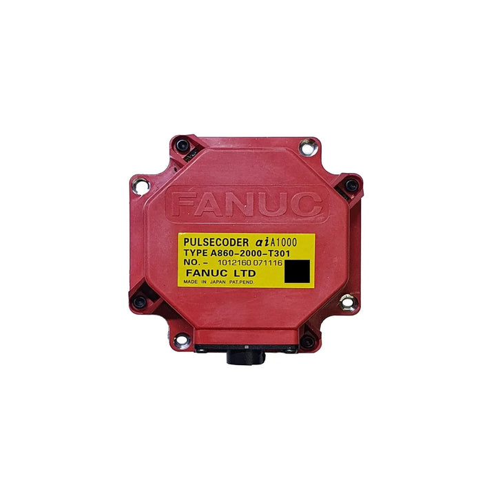 FANUC A860-2000-T301 pulse coder encoder for CNC, delivering accurate position feedback and motion precision.