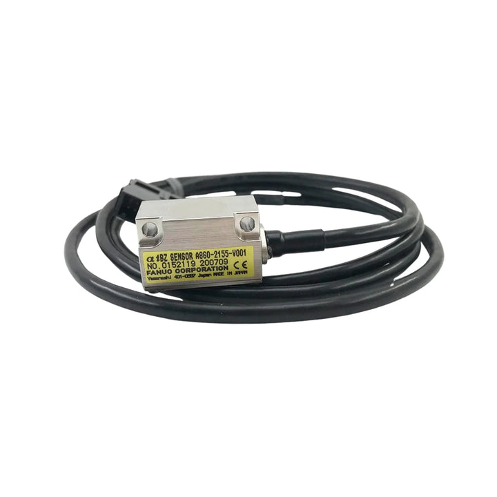 FANUC A860-2155-V001 absolute encoder for Alpha motors, ensuring precise feedback for CNC and automation control.