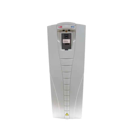 ABB ACH550-UH-097A-4 75 HP HVAC drive, 480 V, NEMA 1 enclosure, for commercial ventilation, pump, and fan control in smart building systems.