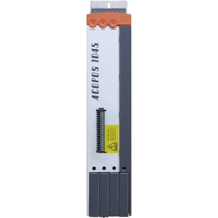 B&R 8V1045.00-2 ACOPOS servo drive, 400V 3-phase input, for precise motion control in industrial automation systems.