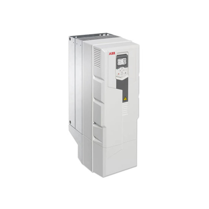 ABB ACS580-01-293A-4 150 kW VFD, wall-mounted IP21, with STO and EMC filter for efficient industrial motor control.