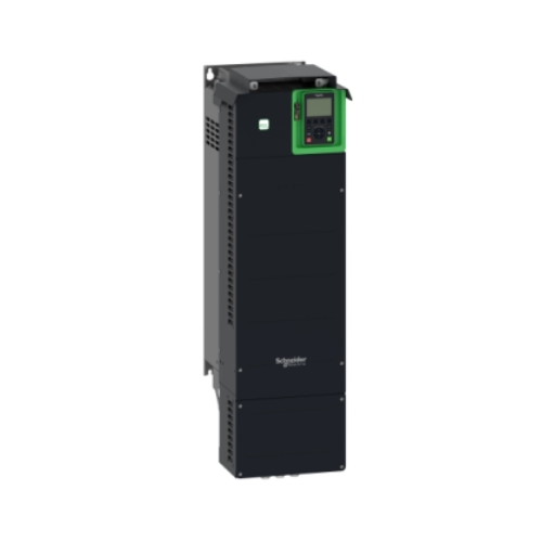 Schneider Electric ATV630D55N4 Altivar Process drive, 55 kW (75 HP), 380–480V, with EMC filter and Ethernet for industrial motor control.