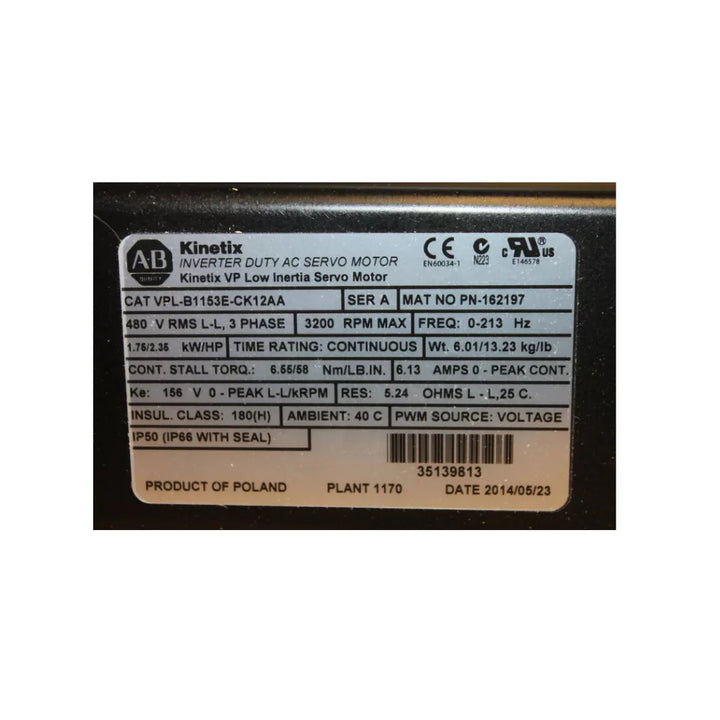 Allen-Bradley VPL-B1153E-CK12AA