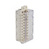 Schneider Electric BMXFTB2000 terminal block, 20-pin HE10 connector, DIN rail mount for Modicon X80 I/O modules in M340/M580 systems.