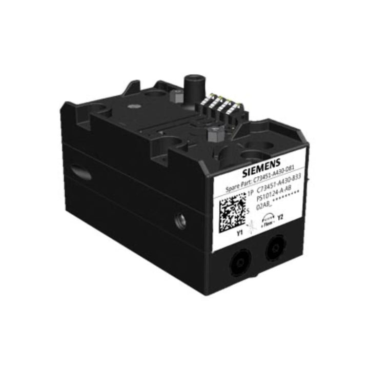 Siemens C73451-A430-D81 electric valve positioner for accurate control in HVAC and industrial valve automation systems.