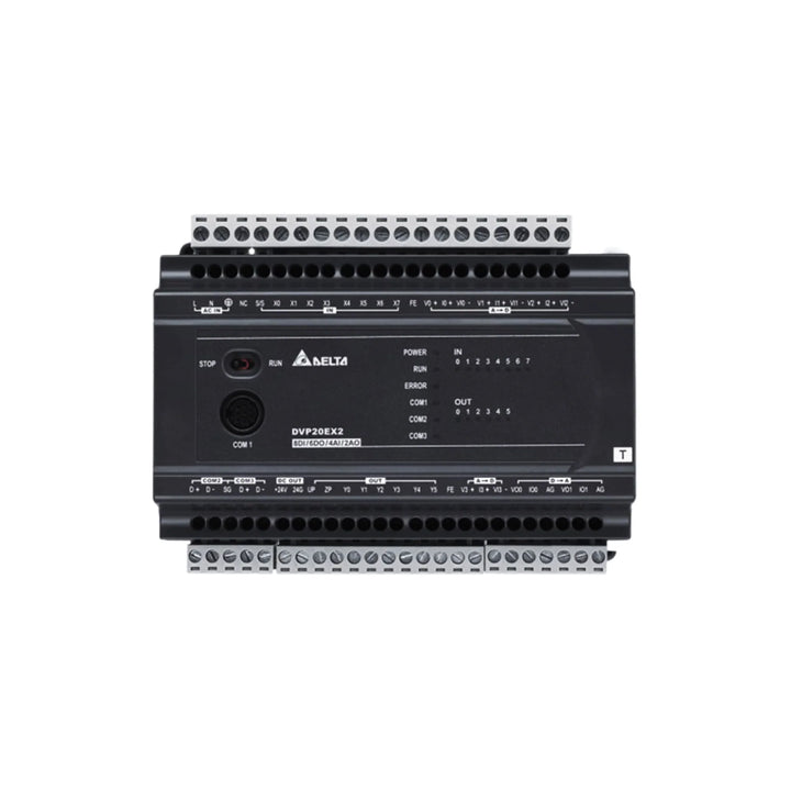 Delta DVP20EX200T PLC Module, ideal for reliable industrial automation and control.