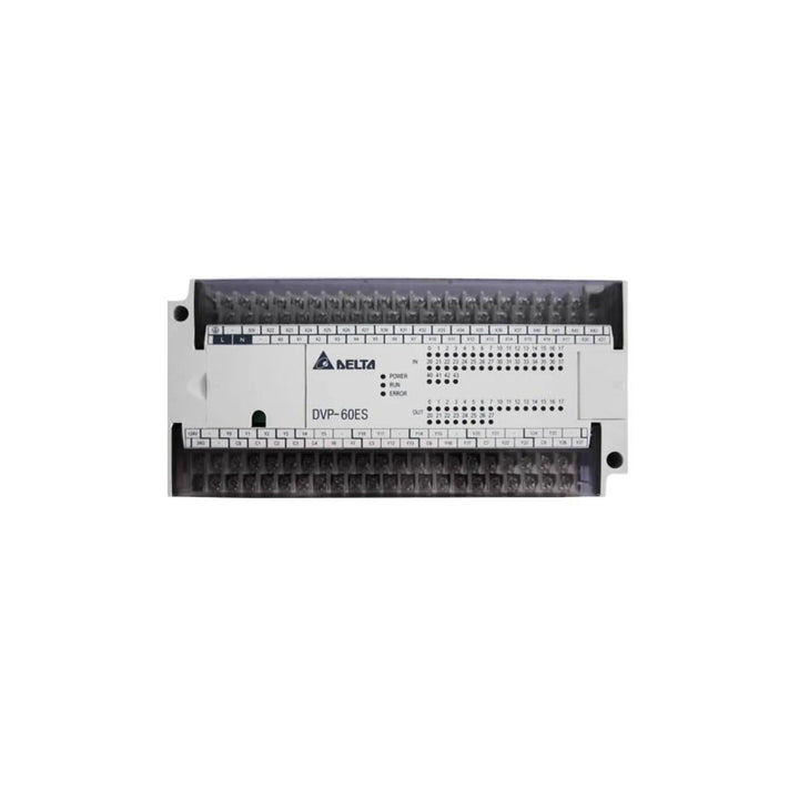 Delta DVP60ES00R2 PLC Module offering high-performance control and robust design for industrial automation.