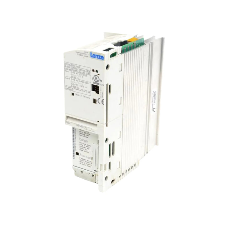 Lenze E82EV551-4C VFD, 0.55 kW, 400–500 V AC input, compact design for precise industrial motor control.