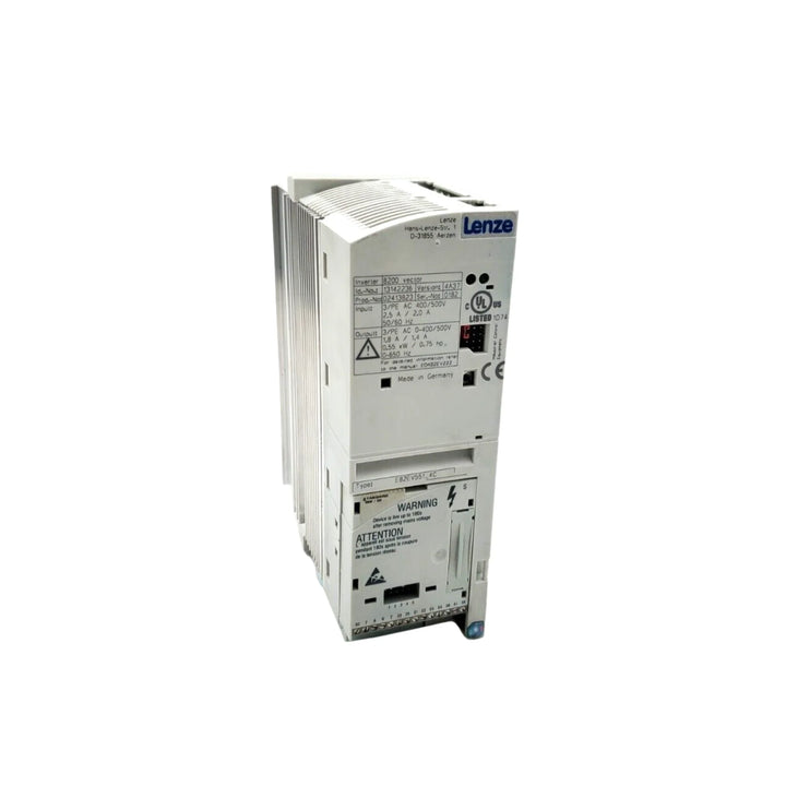 Lenze E82EV551K4C200 VFD, 5.5 kW, 400 V, modular vector drive for OEM and automation