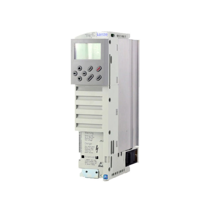 Lenze E82EV751K2C inverter, 0.75 kW, 230 V, compact drive for OEM and automation control systems.