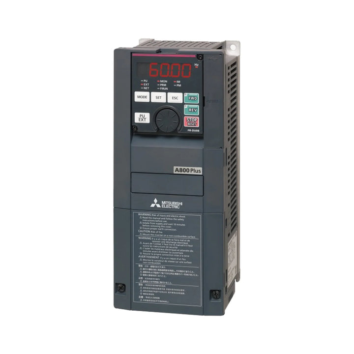 Mitsubishi FR-A840-00170-2-60 variable frequency drive, 40 HP, 460V, 3-phase, A840 series inverter