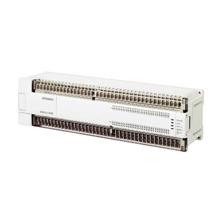 Mitsubishi FX2N-128MT-ES/UL PLC with 128 I/O and UL certification for high-capacity industrial control systems.