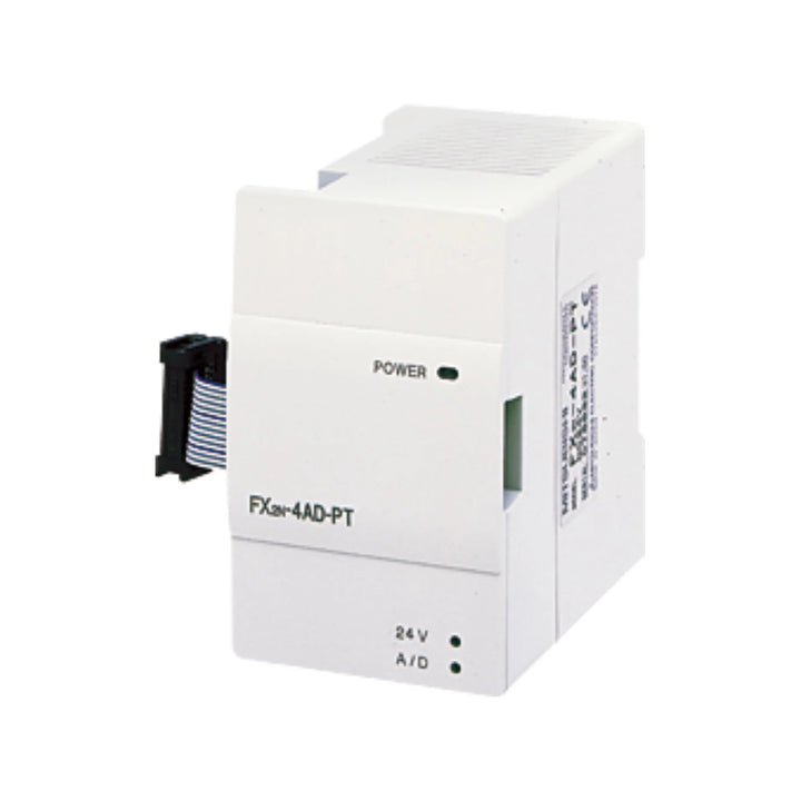 Mitsubishi FX2N-4AD-PT analog module, 4-channel, PT100 temperature input, for FX2N PLCs, accurate and reliable.