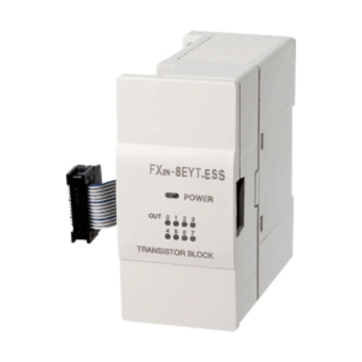Mitsubishi FX2N-8EYT-ESS/UL expansion module, 8 transistor outputs, 24 V DC, UL-listed, FX2N series